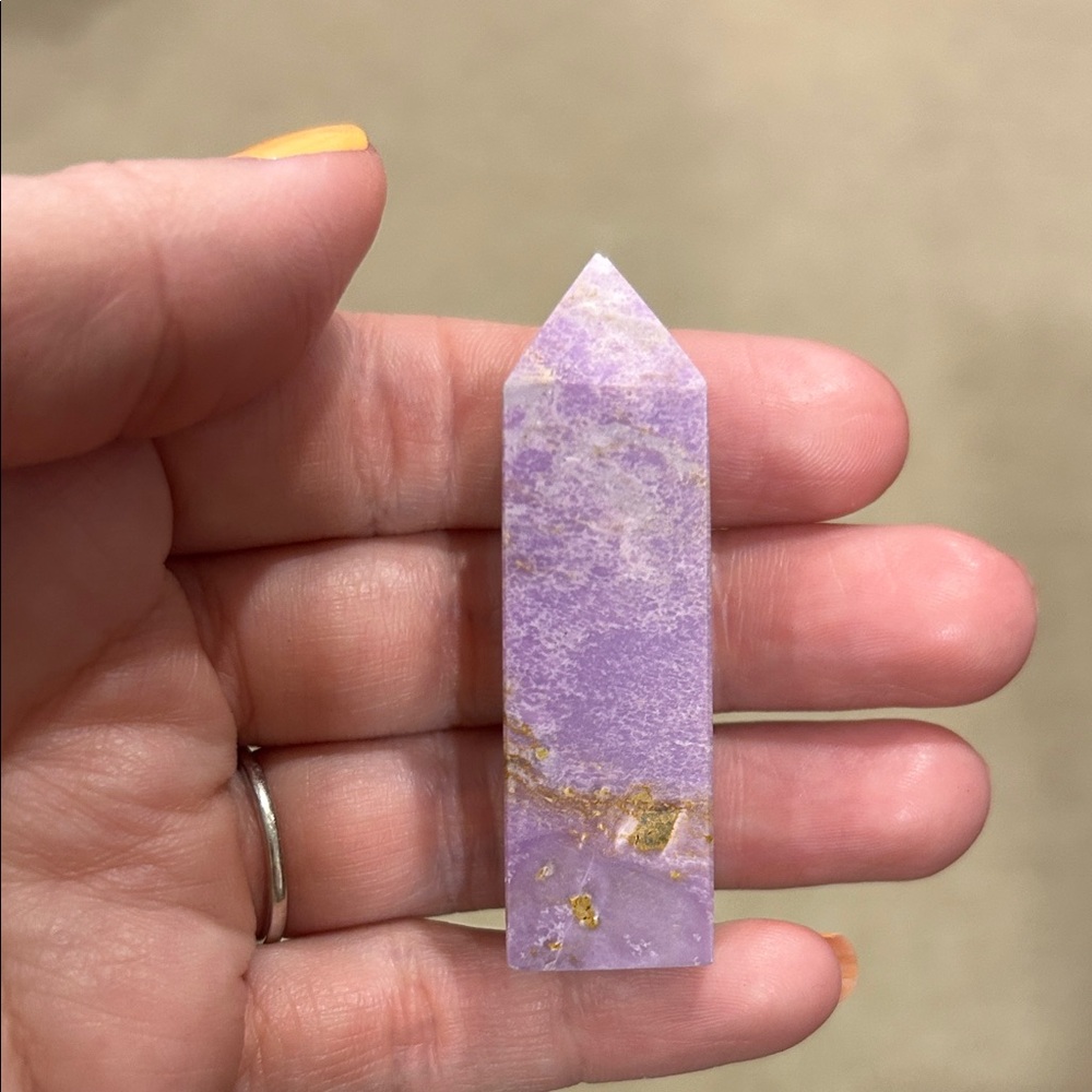 Rare Phosphosiderite decorative stone tower - Decorative Obelisk - Picture 7 of 7